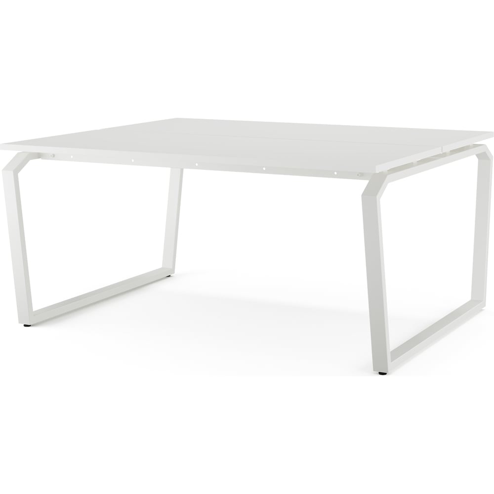 Стол офисный Kobor TB/2-180/160 white/premium 218236