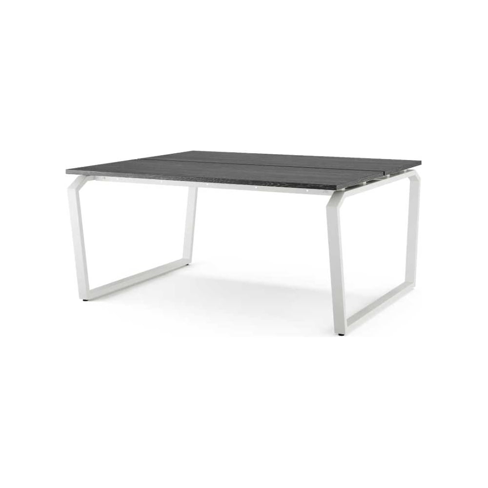 Стол офисный Kobor TB/2-160/140 white/wood 218270