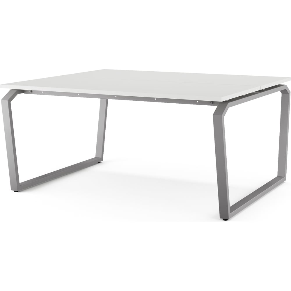 Стол офисный Kobor TB/2-180/140 aluminum/premium 218125