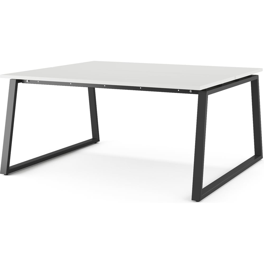 Стол офисный Kobor TR/2-160/120 black/premium 217077