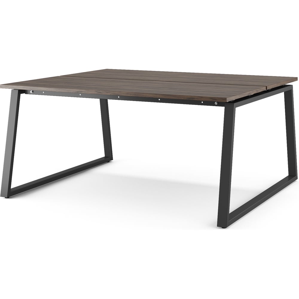 Стол офисный Kobor TR/2-160/140 black/charlston 217168