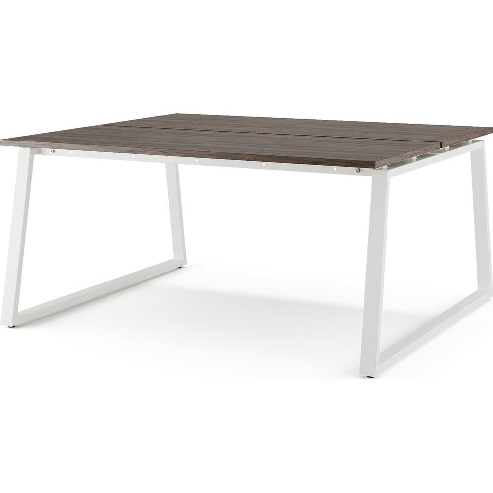 Стол офисный Kobor TR/2-160/140 white/charlston 217480
