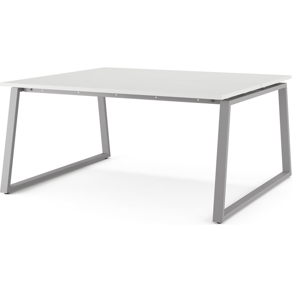 Стол офисный Kobor TR/2-180/140 aluminum/premium 217293