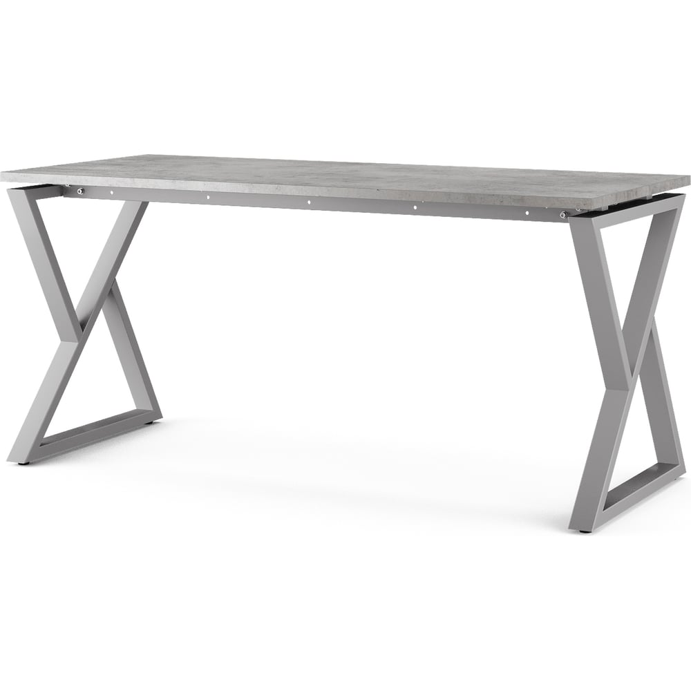 Стол компьютерный Kobor KW-80/70 aluminum/chicago 251485