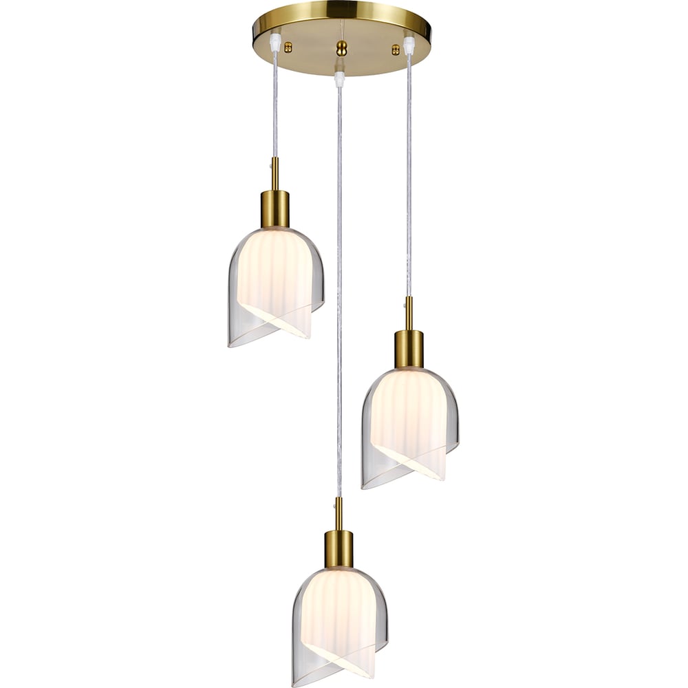 Люстра INDIGO 11074/3P Brass V000615