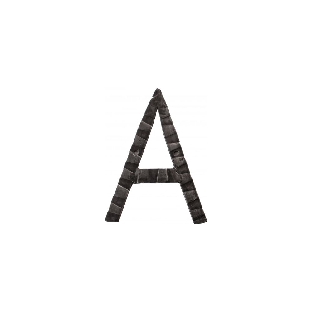 Изображение товара Декоративная буква А Covali 20 см из металла черная HC-814