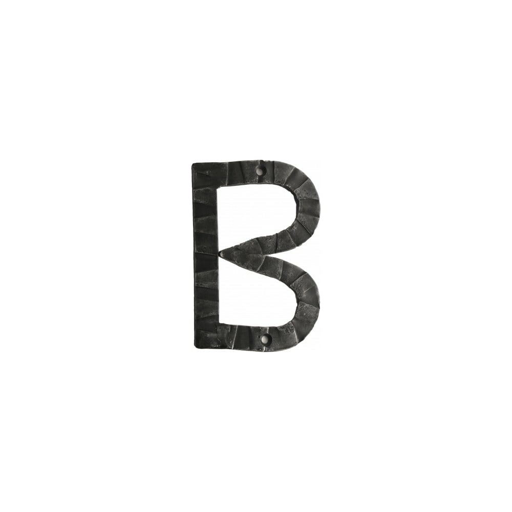 Изображение товара Декоративная буква В Covali 15 см металлическая черная HC-812