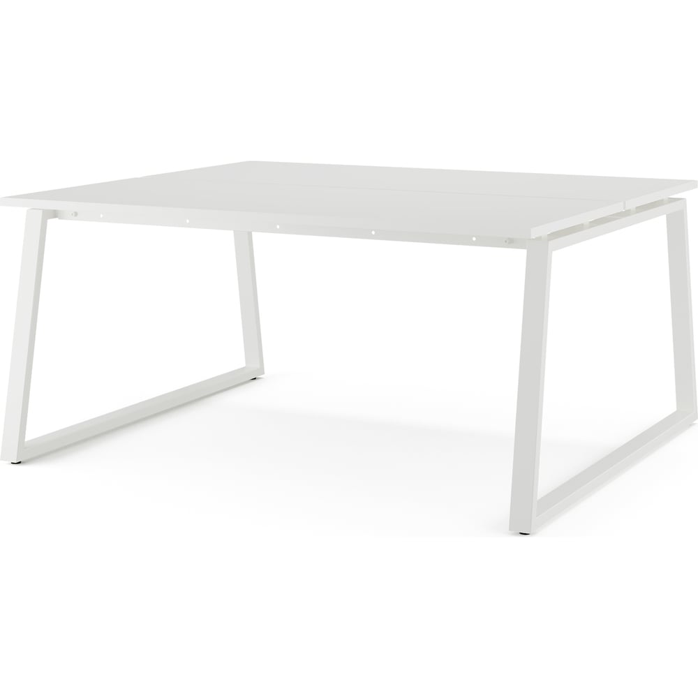 Стол офисный Kobor TR/2-180/140 white/premium 217397