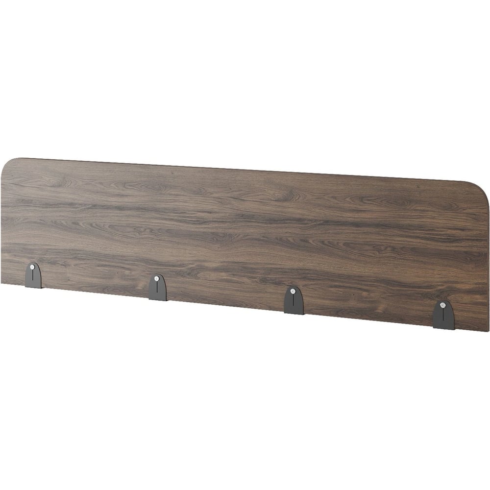 Верхний экран-перегородка Kobor ЛДСП EV-120 black/wood 230015