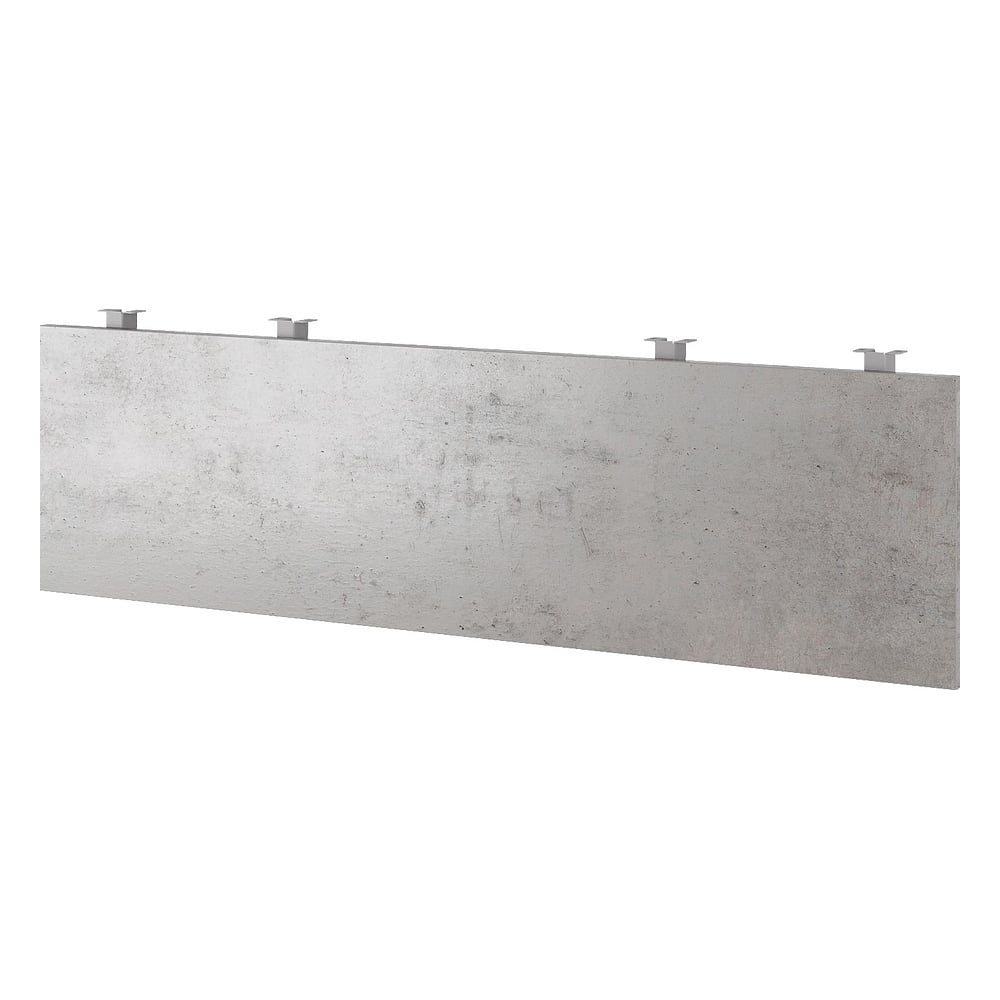 Нижний подвесной экран Kobor ЛДСП EN-160 aluminum/chicago 230215