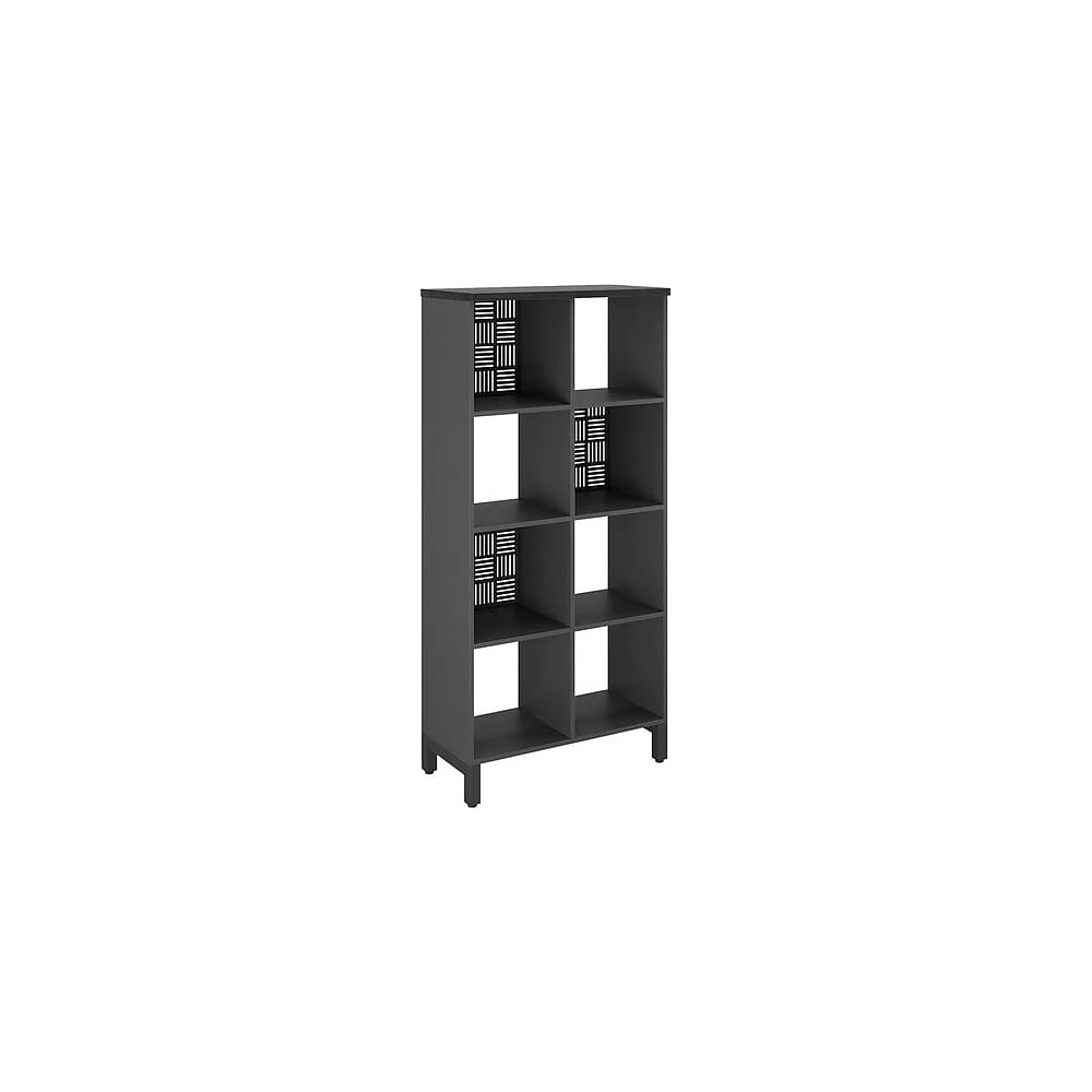 Стеллажная система Kobor SQ-4X4 black/wood 221532