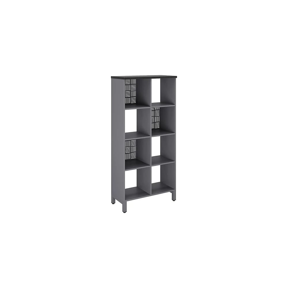 Стеллажная система Kobor SQ-4X4 graphite/wood 221534