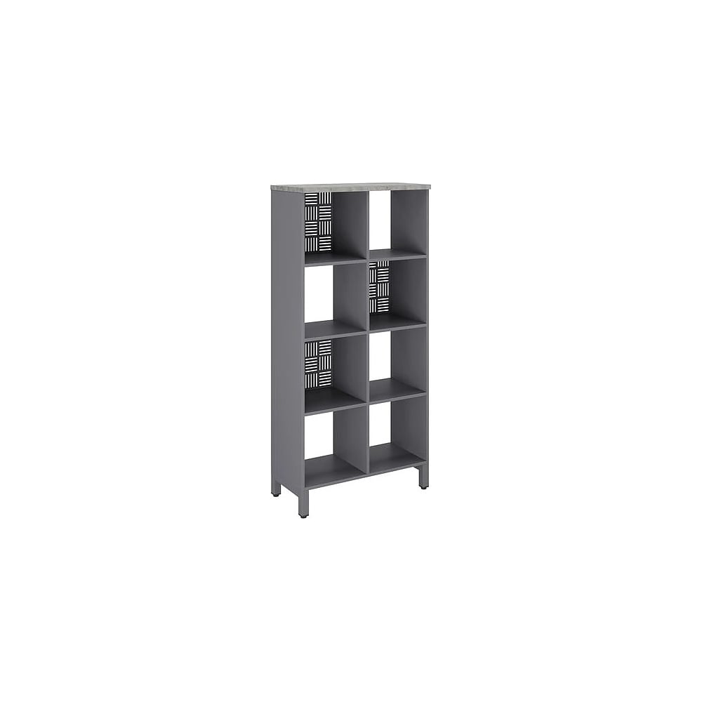 Стеллажная система Kobor SQ-4X2 graphite/chicago 221525