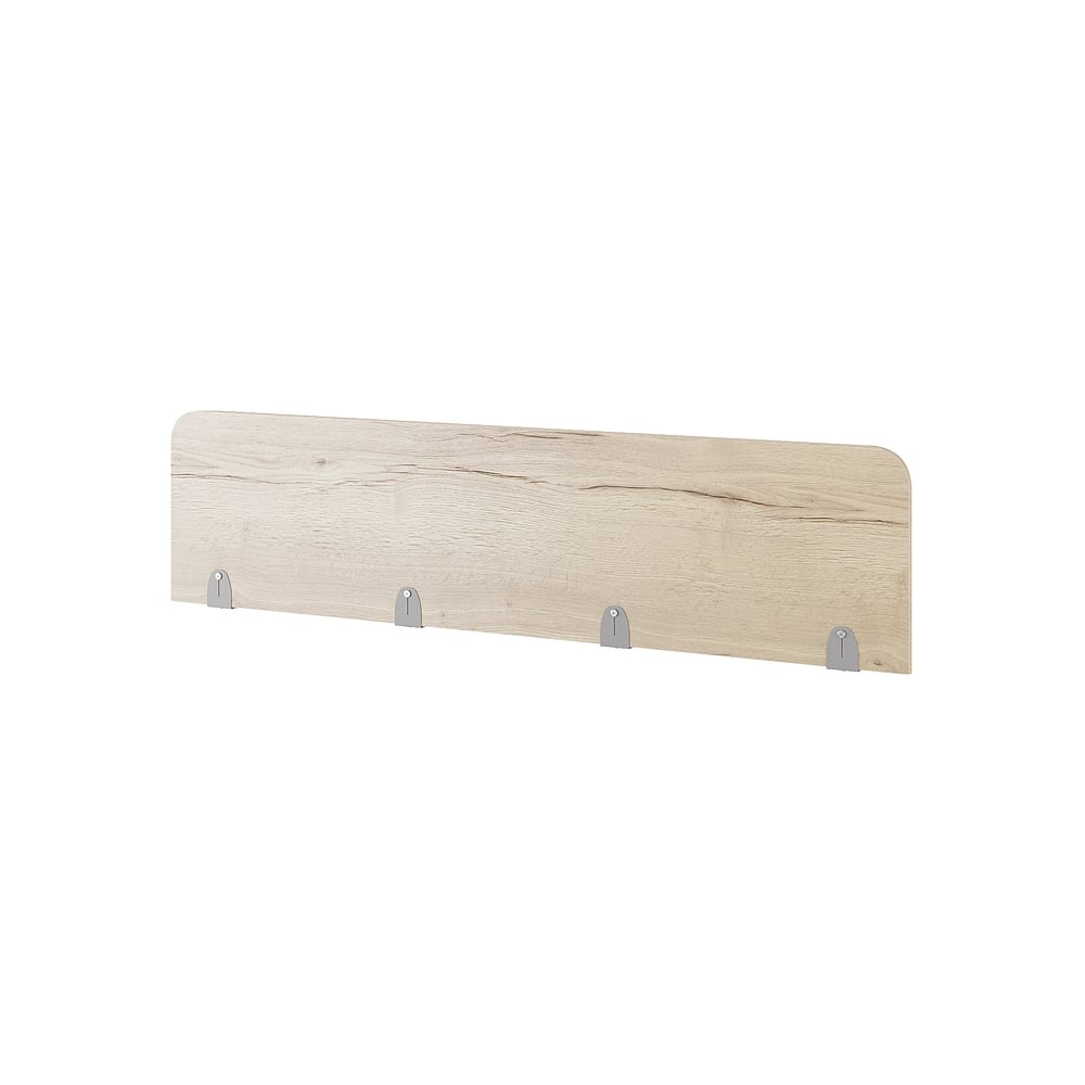 Верхний экран-перегородка Kobor ЛДСП EV-80 aluminum/natural 230079