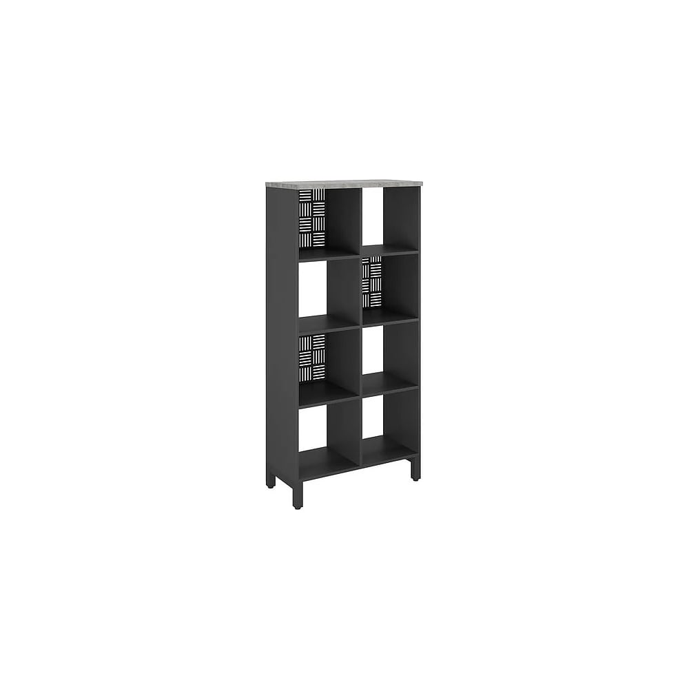 Стеллажная система Kobor SQ-4X2 black/chicago 221523
