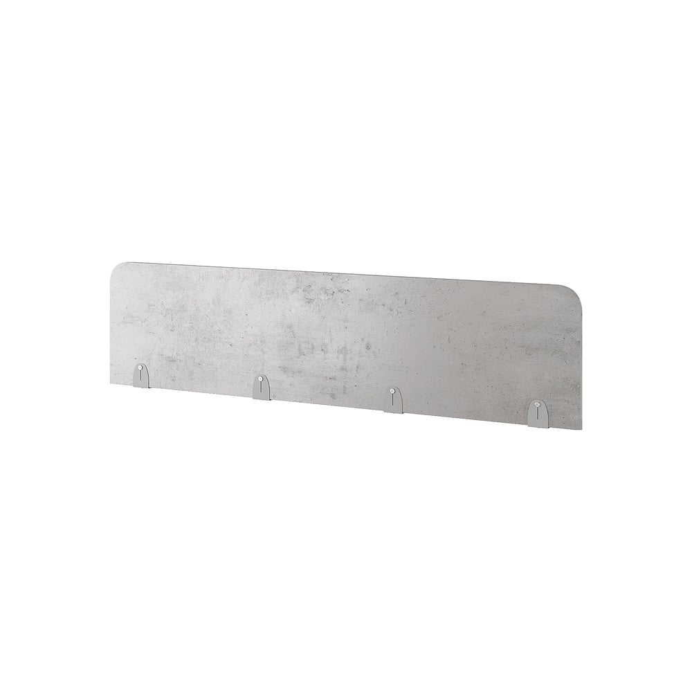 Верхний экран-перегородка Kobor ЛДСП EV-180 aluminum/chicago 230072
