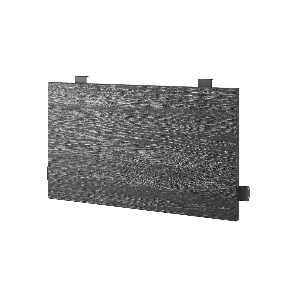 Нижний боковой подвесной экран Kobor ЛДСП EN2-60 black/wood 230301