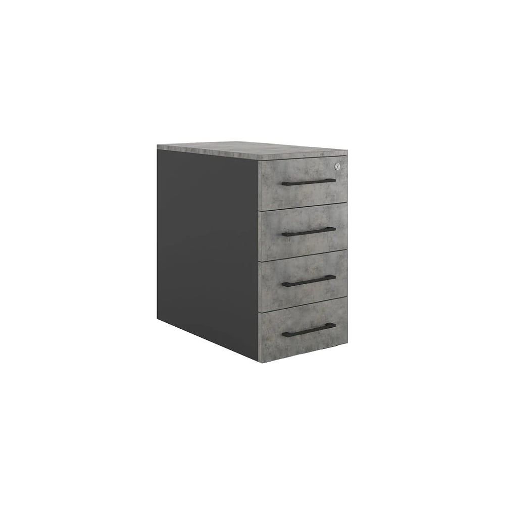 Тумба приставная Kobor TS4-40/60 black/chicago 221641