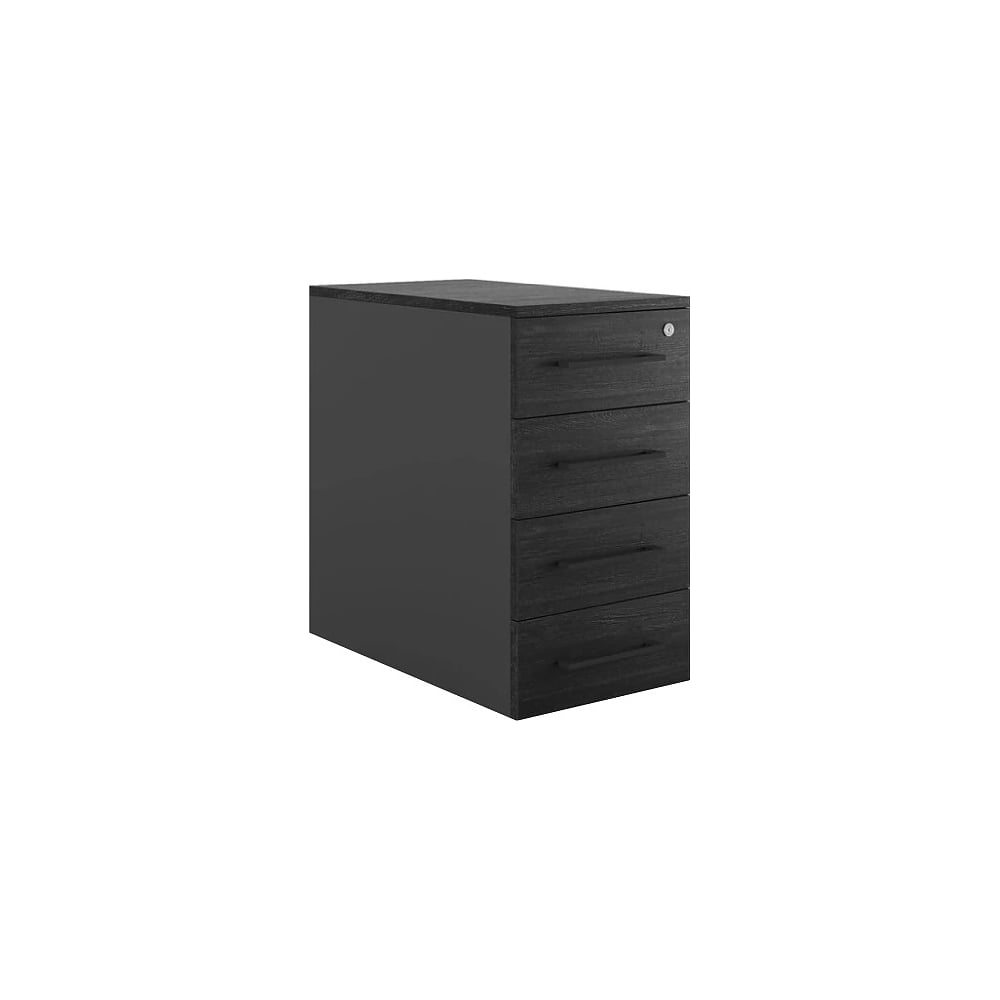 Тумба приставная Kobor TS4-40/70 black/wood 221652