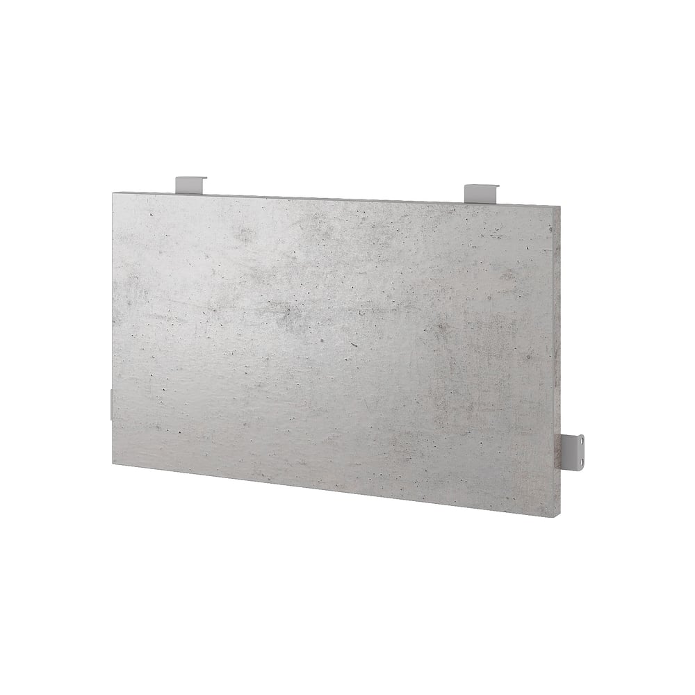 Нижний боковой подвесной экран Kobor ЛДСП EN2-80 aluminum/chicago 230357