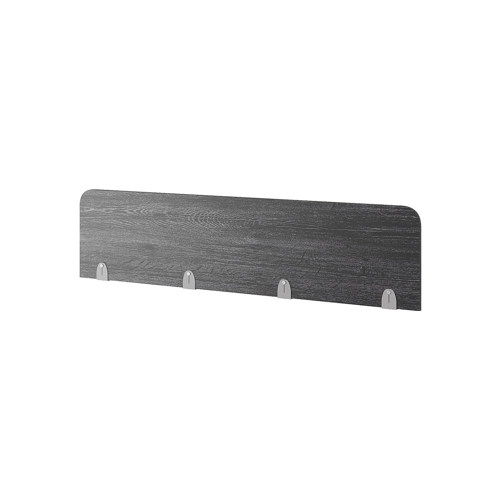 Верхний экран-перегородка Kobor ЛДСП EV-180 aluminum/wood 230078