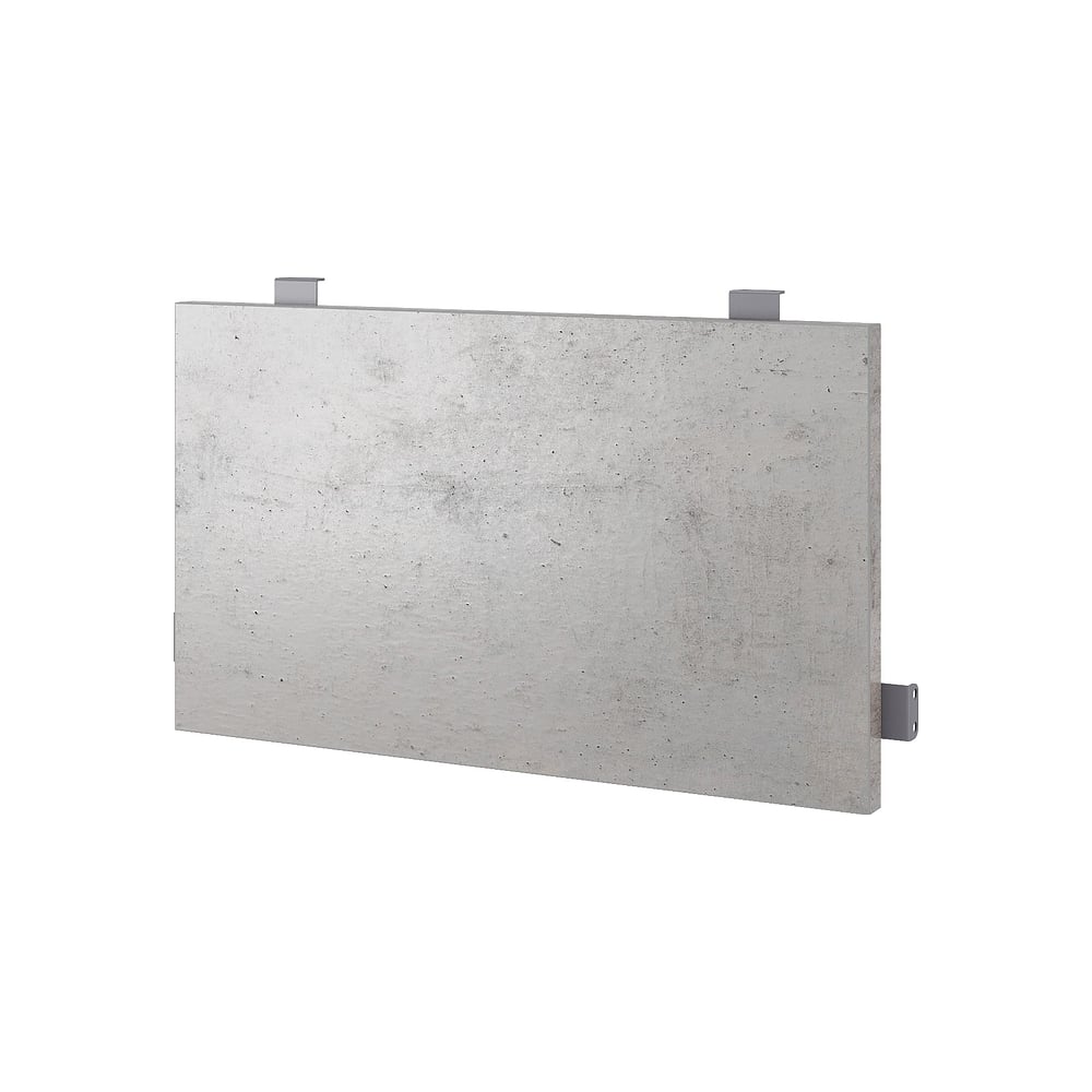 Нижний боковой подвесной экран Kobor ЛДСП EN2-160 graphite/chicago 230330