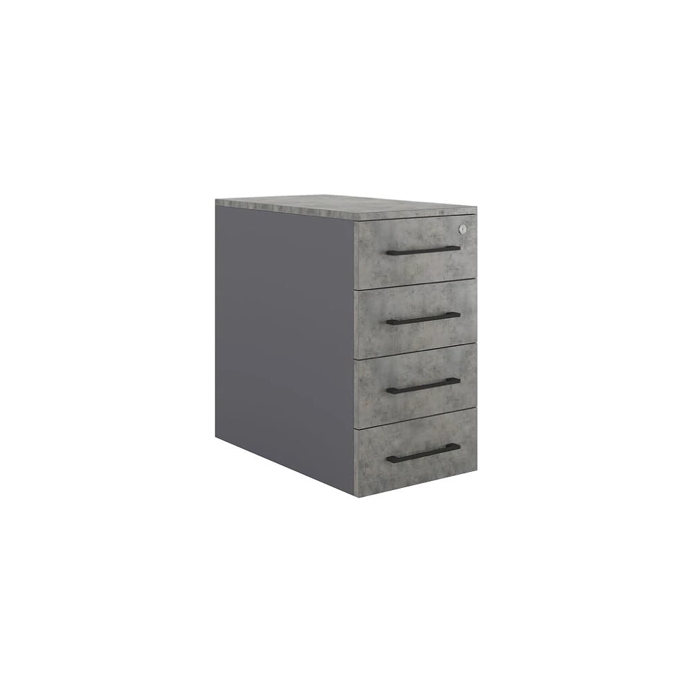 Тумба приставная Kobor TS4-40/70 graphite/chicago 221661