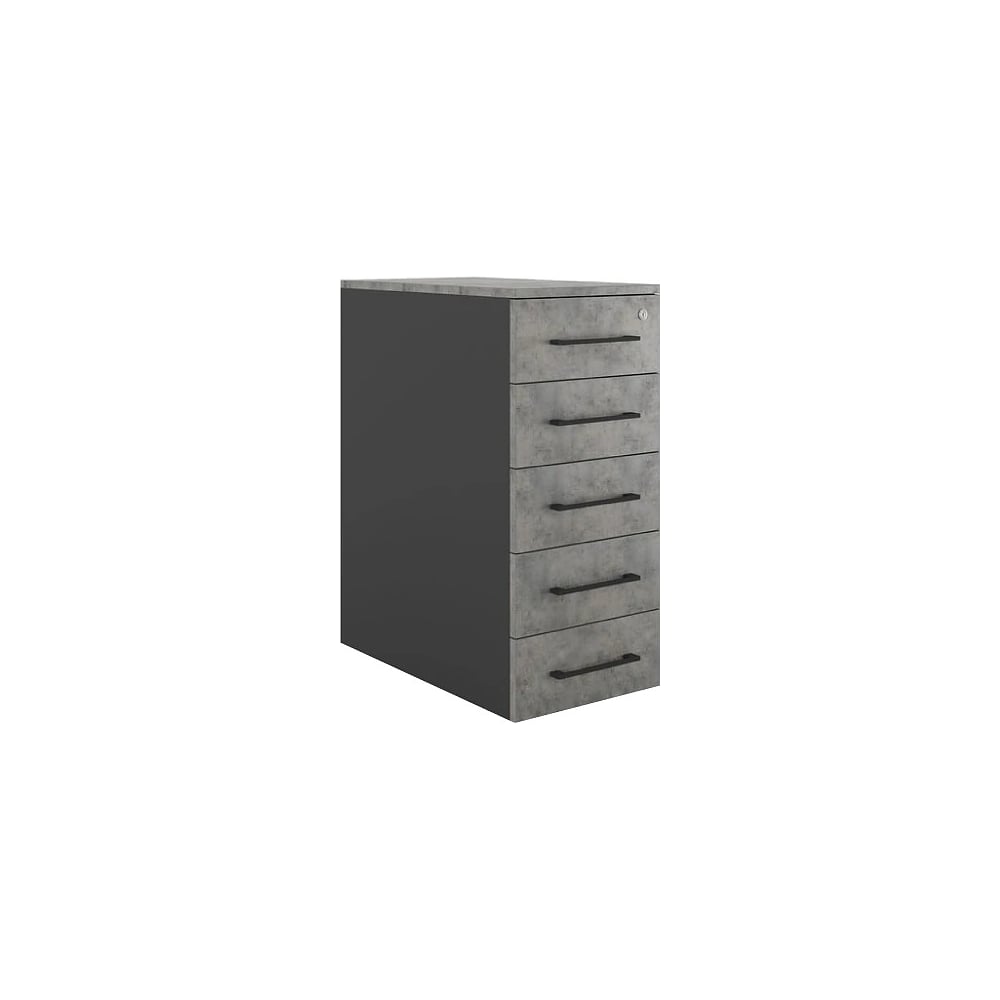 Тумба приставная Kobor TS5-40/50 black/chicago 221716