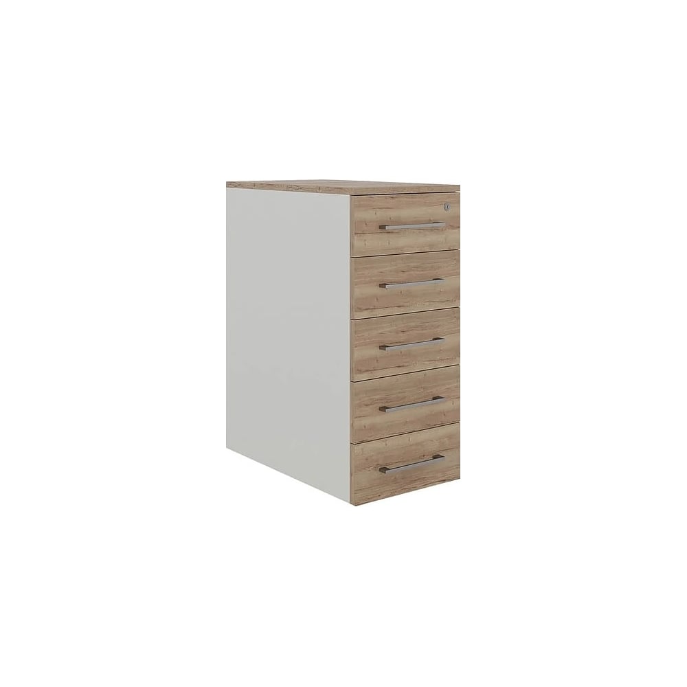 Тумба приставная Kobor TS5-40/50 white/natural 220750