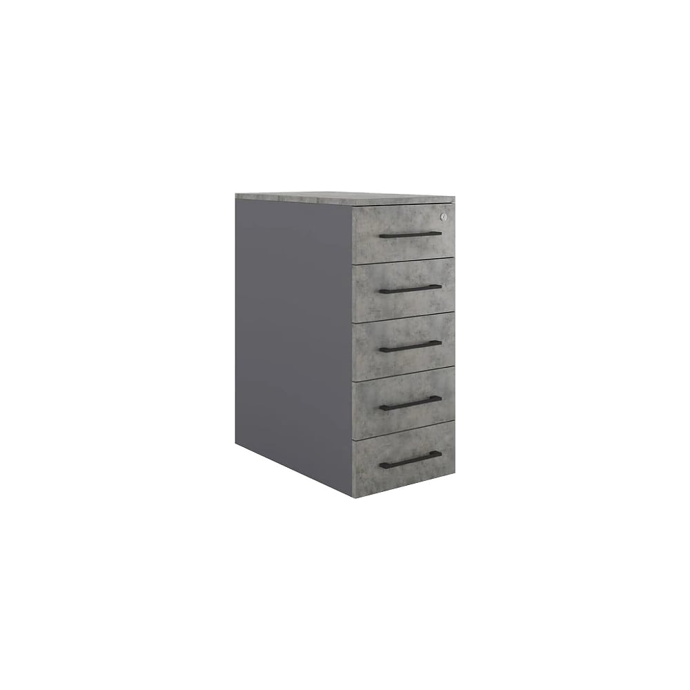 Тумба приставная Kobor TS5-40/70 graphite/chicago 221737