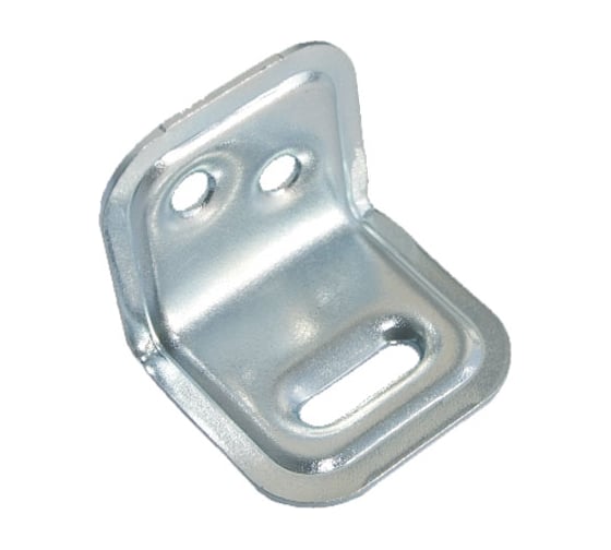 Изображение товара Крепежный уголок с корректирующим отверстием РемоКолор оцинкованный 71-0-020