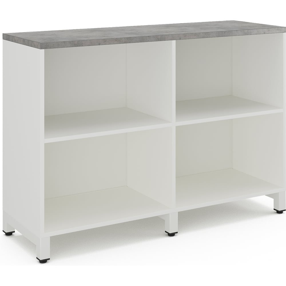 Шкаф открытый Kobor HO/2-120/60/M white/chicago 221838