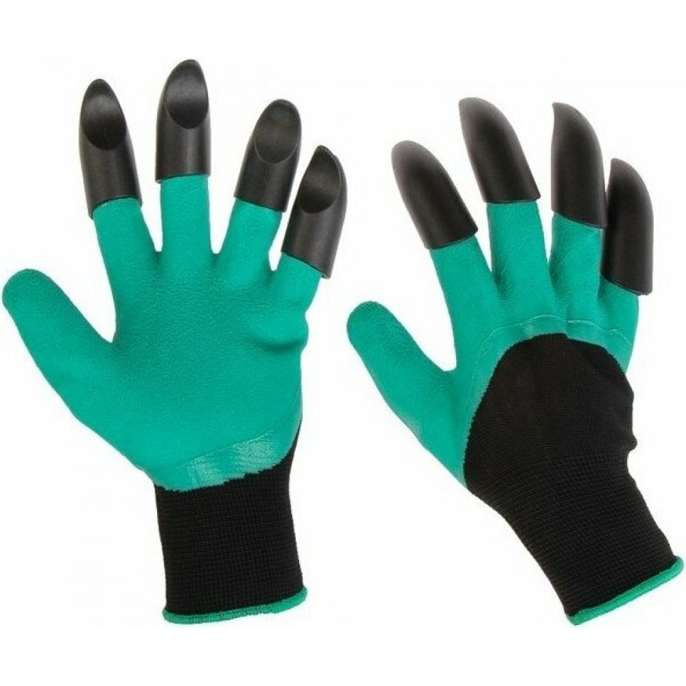 Купить Садовые перчатки Beroma, 07701803, белый/зеленый, 100% полиэстер, полиуретан