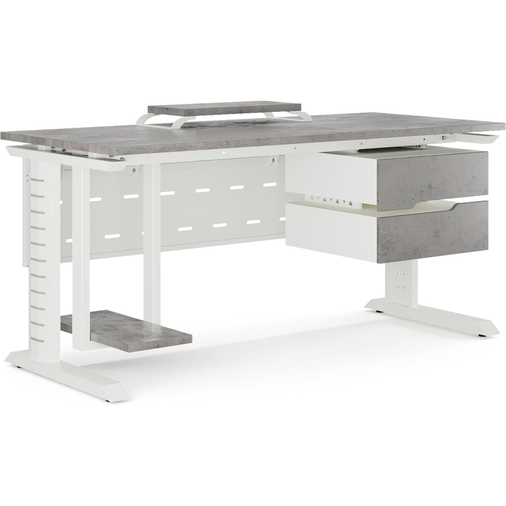 Стол компьютерный Kobor KL2-80/60 white/chicago 252414