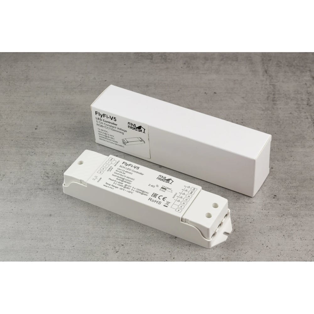 Изображение товара Диммер/контроллер ЛЭД ПРОФИ Fly-Fi V5 - 5CH*5A 12–48В DC, Push-DIM, CV, пластик FF-D-V5 Изображение товара Диммер/контроллер ЛЭД ПРОФИ Fly-Fi V5 - 5CH*5A 12–48В DC, Push-DIM, CV, пластик FF-D-V5