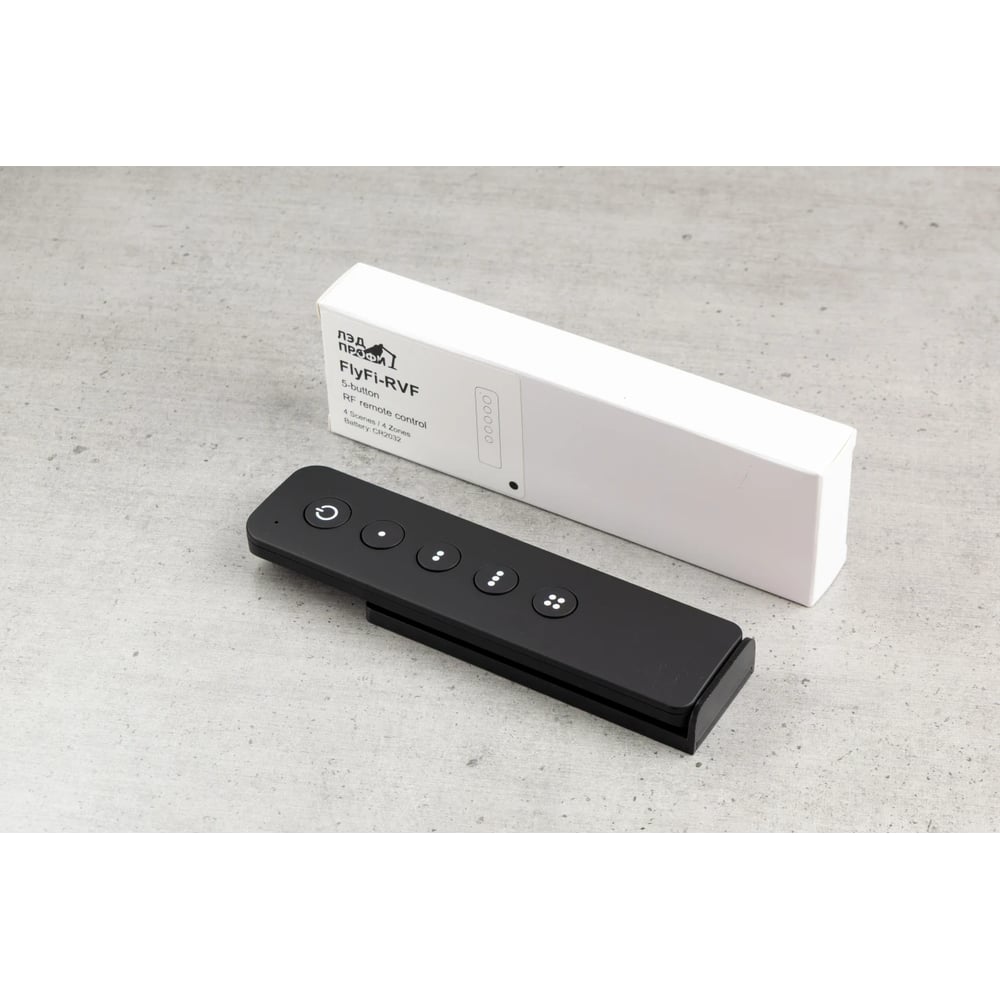 Пульт RVF ЛЭД ПРОФИ Fly-Fi 4 сцены / 4 зоны, RF 2.4 ГГц, IP20, пластик FF-R-RVF