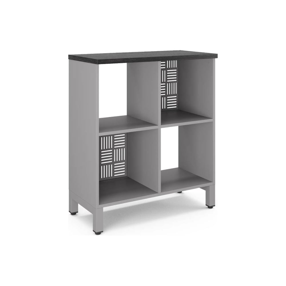 Стеллажная система Kobor SQ-2Х2 aluminum/wood 221504