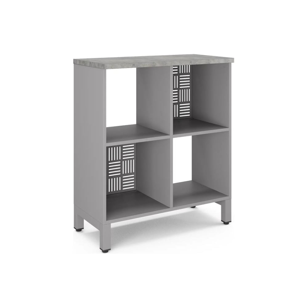 Стеллажная система Kobor SQ-2Х2 aluminum/chicago 221503