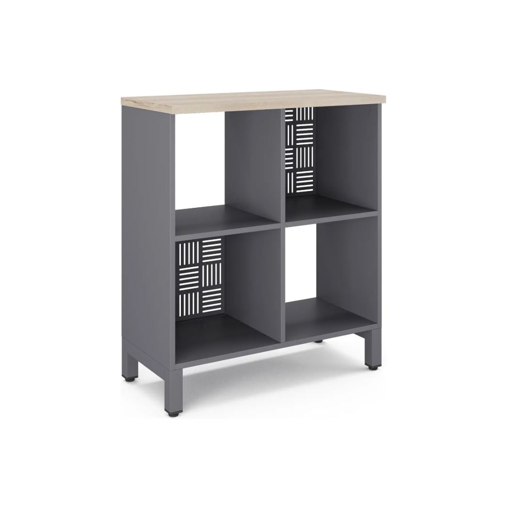 Стеллажная система Kobor SQ-2Х2 graphite/natural 220388