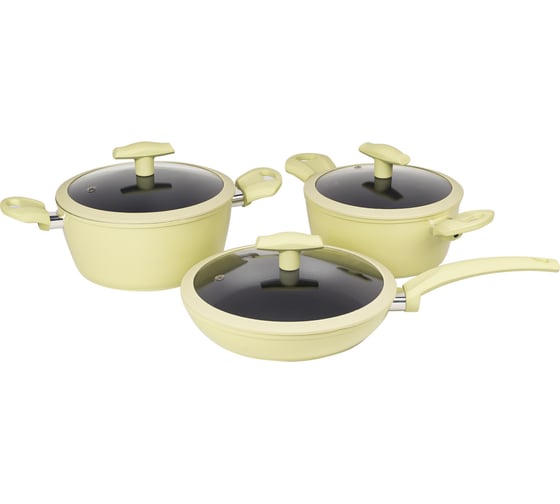 Изображение товара Набор посуды Galaxy 6 предметов с антипригарным покрытием LINE GL9521, 7030295210