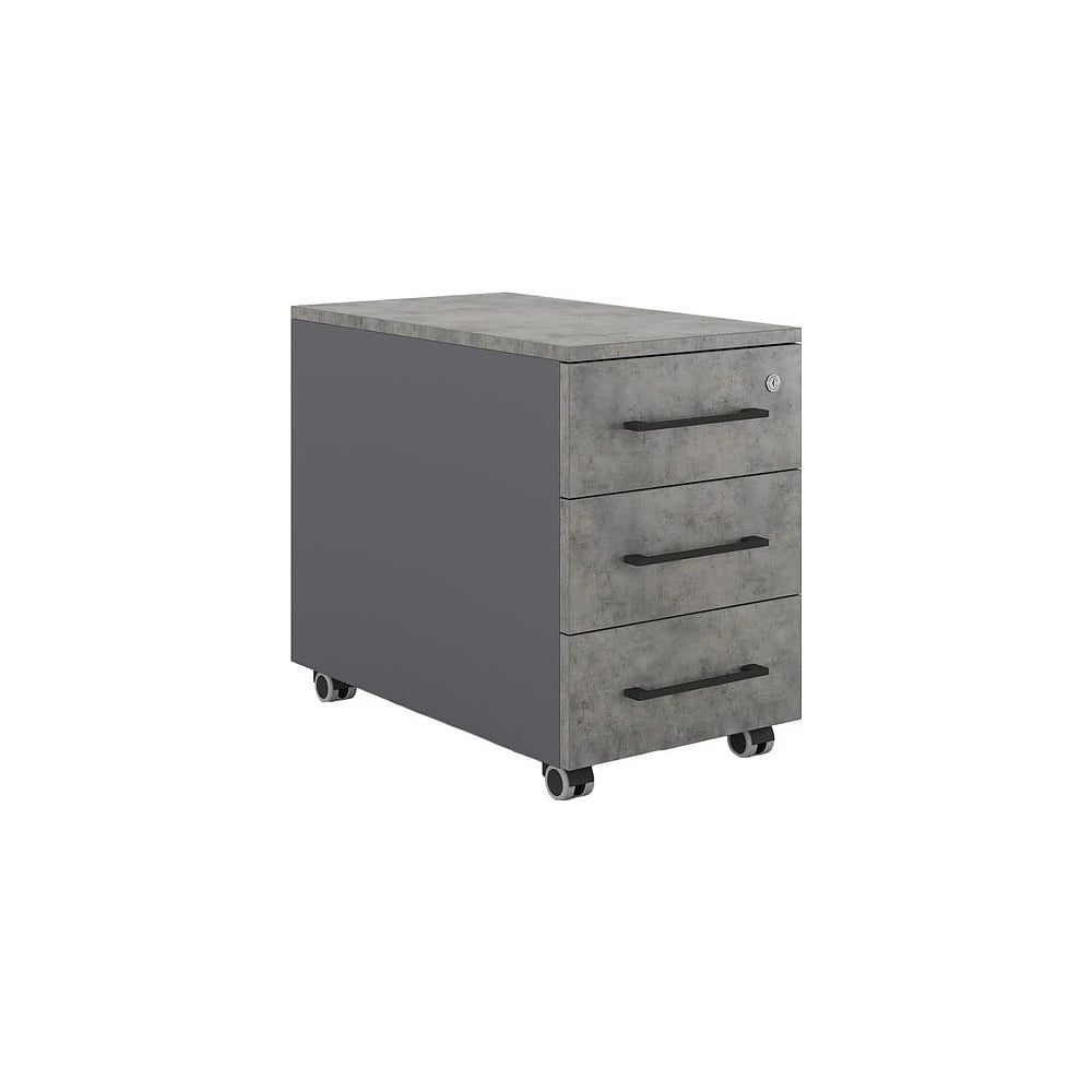 Тумба мобильная Kobor TМ3-40/80 graphite/chicago 221591