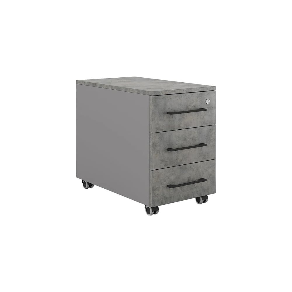 Тумба мобильная Kobor TМ3-40/80 aluminum/chicago 221610