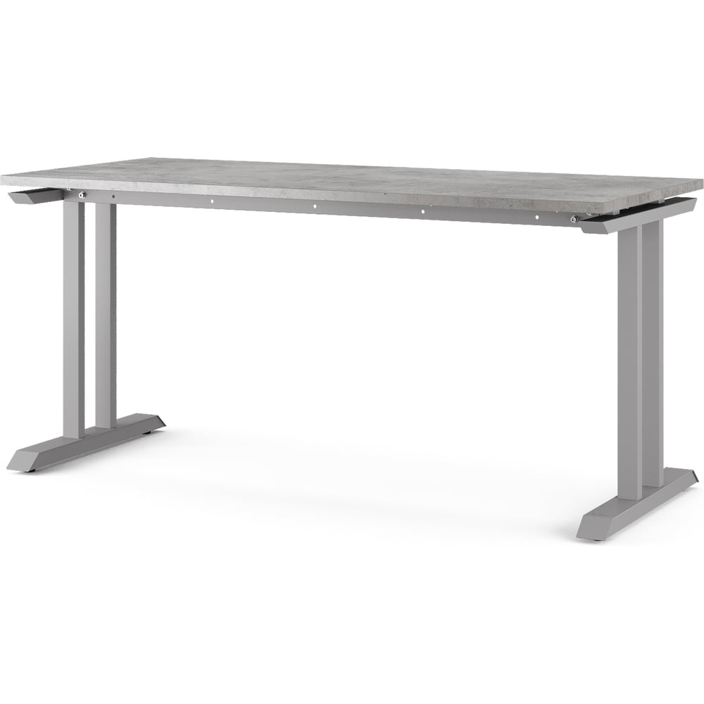 Стол офисный Kobor T-80/70 aluminum/chicago 212733
