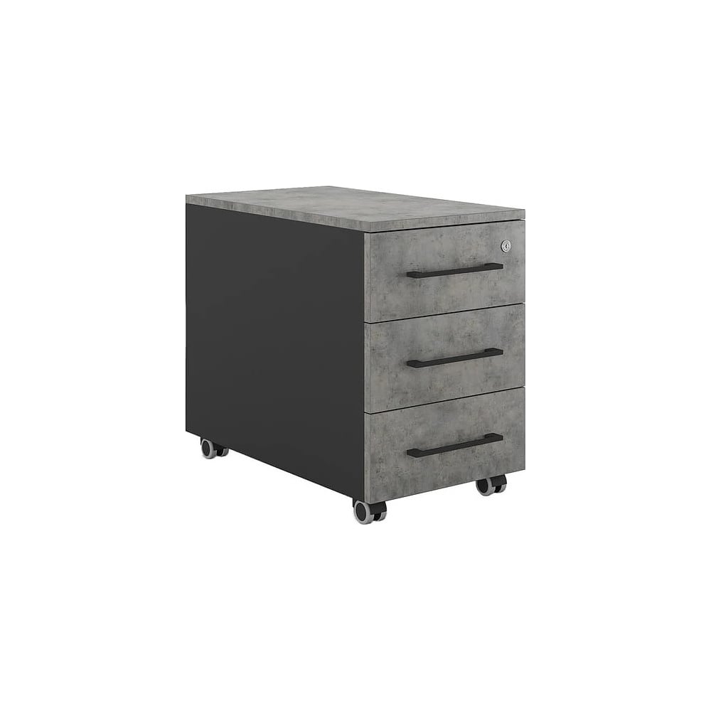 Тумба мобильная Kobor TМ3-40/50 black/chicago 221569