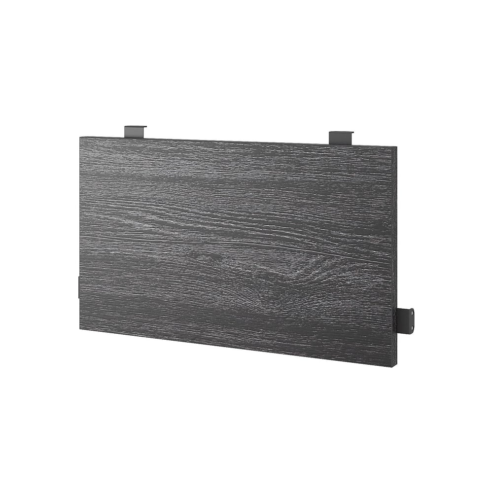 Нижний боковой подвесной экран Kobor ЛДСП EN2-120 black/wood 230304