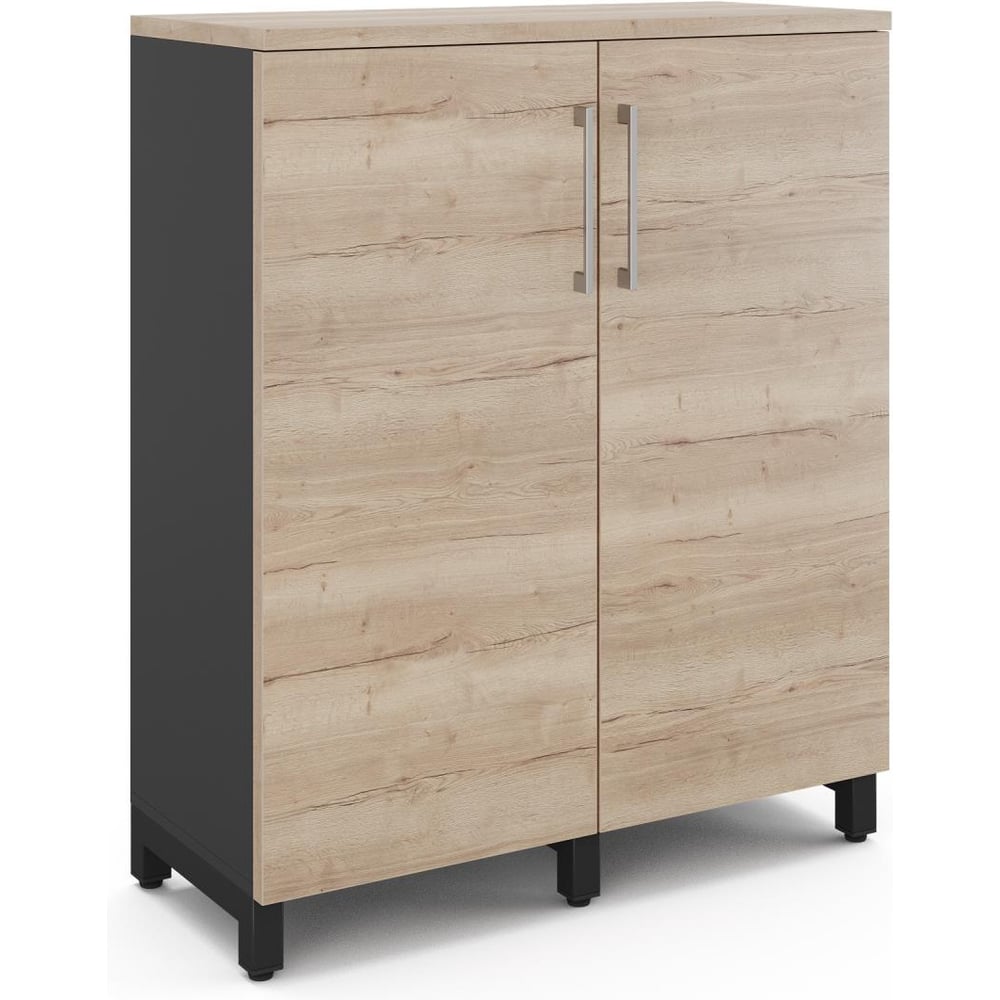 Шкаф распашной Kobor HR/3-90/60/M black/natural 220883