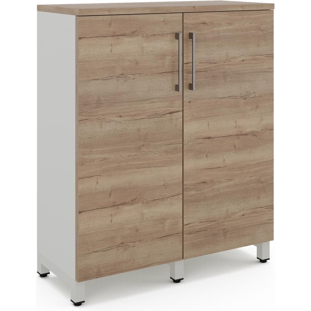 Шкаф распашной Kobor HR/3-90/60/M white/natural 220988