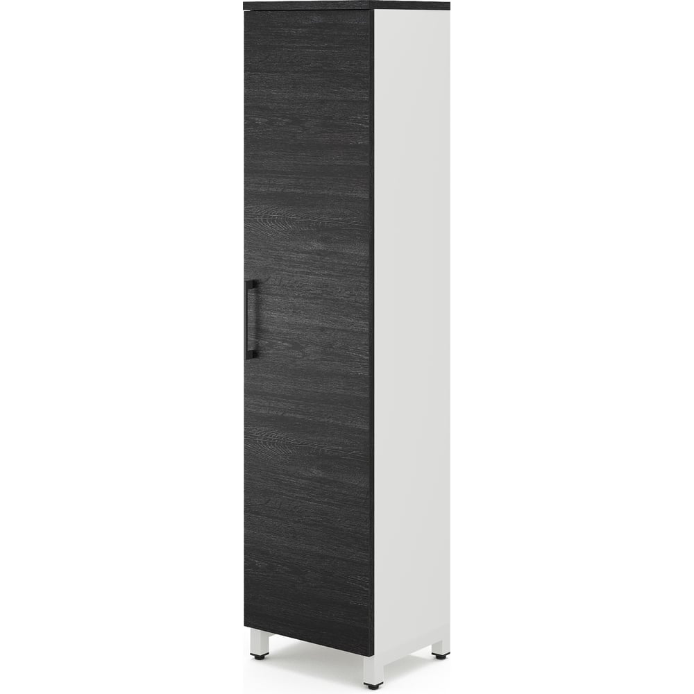 Шкаф распашной Kobor HR/5-45/40/M white/wood 221990
