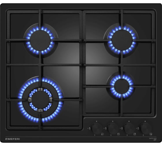 Изображение товара Варочная панель газовая MEFERI MGH604BK LIGHT МФ-00002076