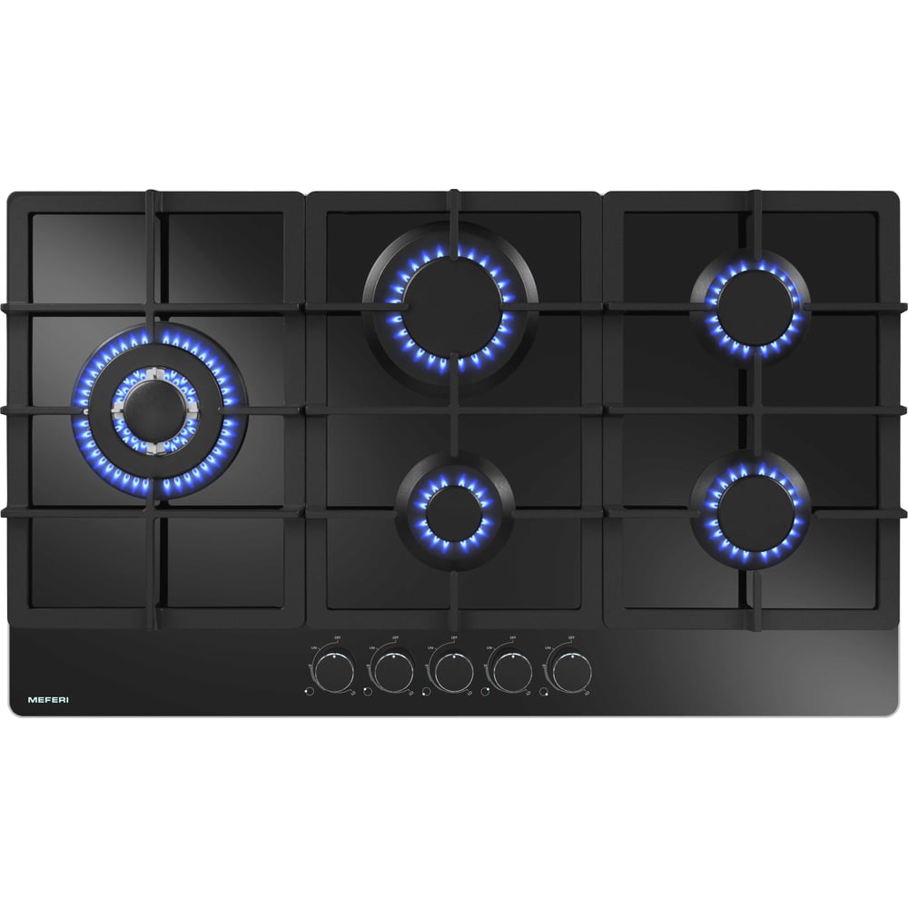 Варочная панель газовая MEFERI MGH905BK GLASS ULTRA МФ-00002334